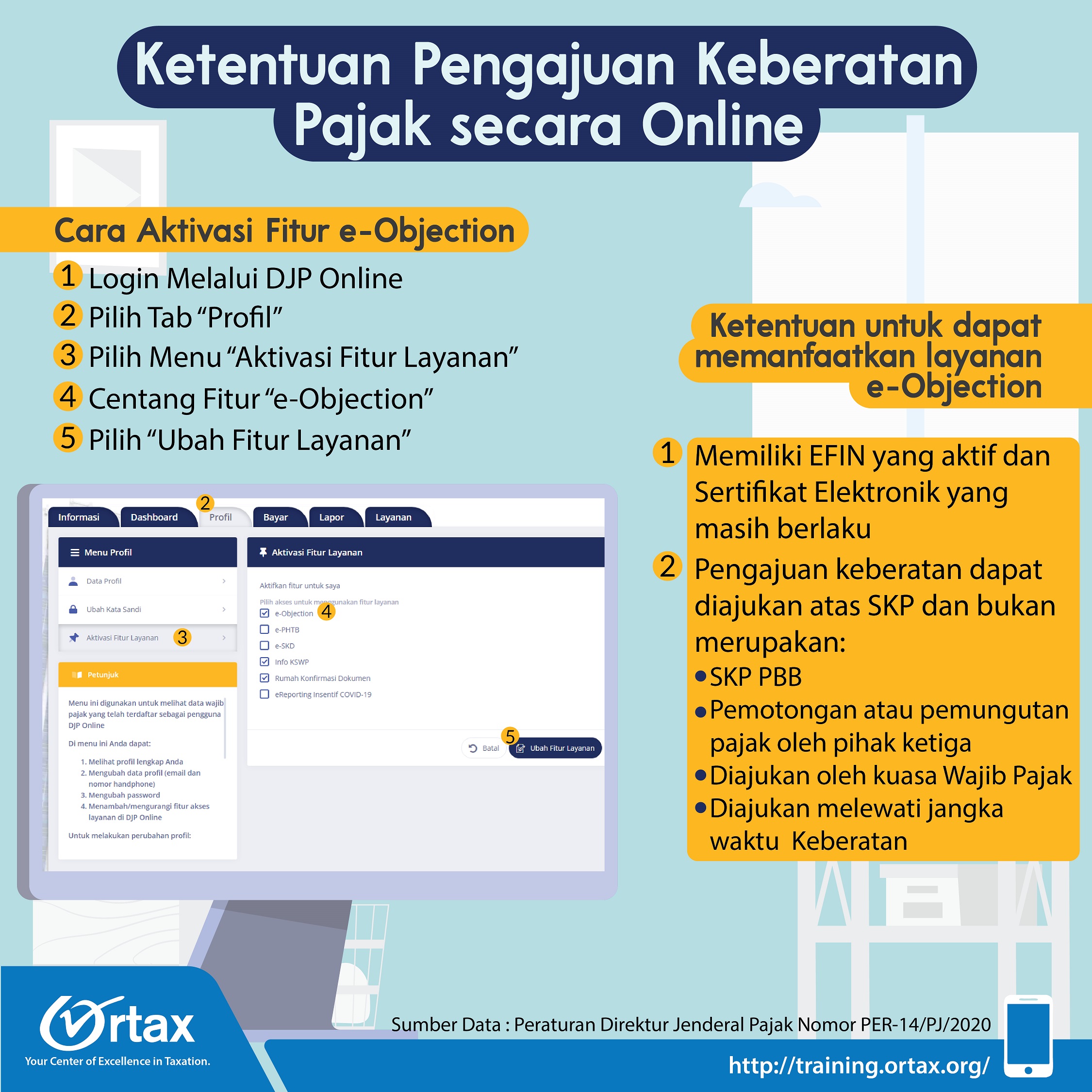 Ketentuan Pengajuan Keberatan Pajak Secara Online - Ortax